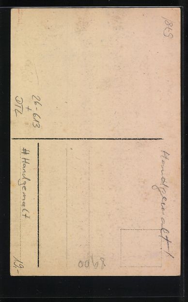 Ansichtskarten: Handgemalt: Augsburg, Wertachbrücken-To – Gebraucht aus Berlin von bartko-reher 1
