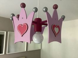 Kinderzimmer Lampe Prinzessin Krone Rosa