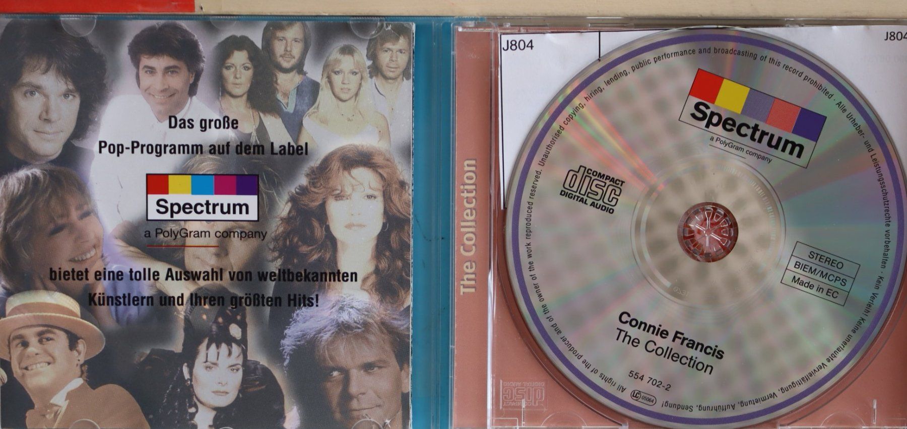 CD: Connie Francis -The Collection – Usato da Luzern venduto da CONTENTI 1