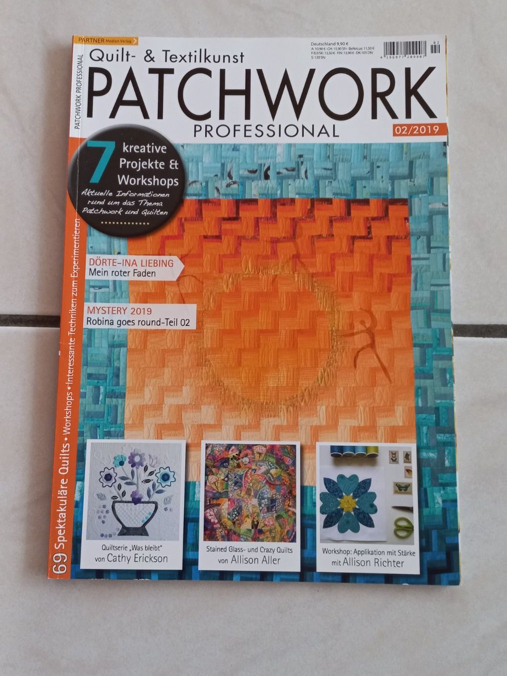 Riviste & Magazine: 1 Patchwork Professional Magazin 02/2019 – Usato da Winistorf venduto da acreativ4