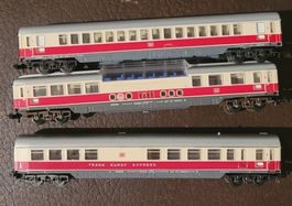 TRIX Set, 3 Personenwagen, Spur N