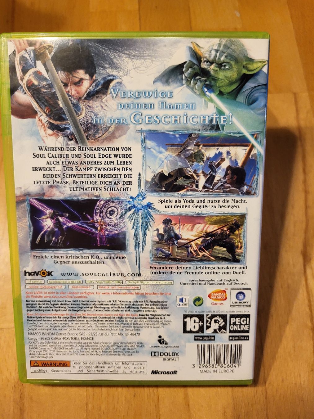 Spiele: Soul Calibur IV - Xbox 360 – Gebraucht aus Ettiswil von beekeper13 1