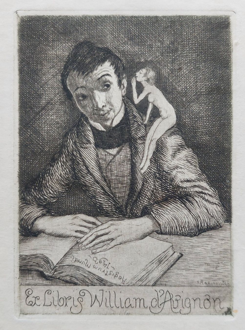 Dipinti: Exlibris Gregor Rabinovitch - Original Radierung – Usato da Obfelden venduto da Exlibris-Art