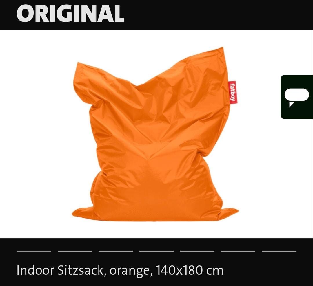 Fatboy Cuscini: Sitzsack Fatboy orange  – Usato da Au ZH venduto da Jee1 1