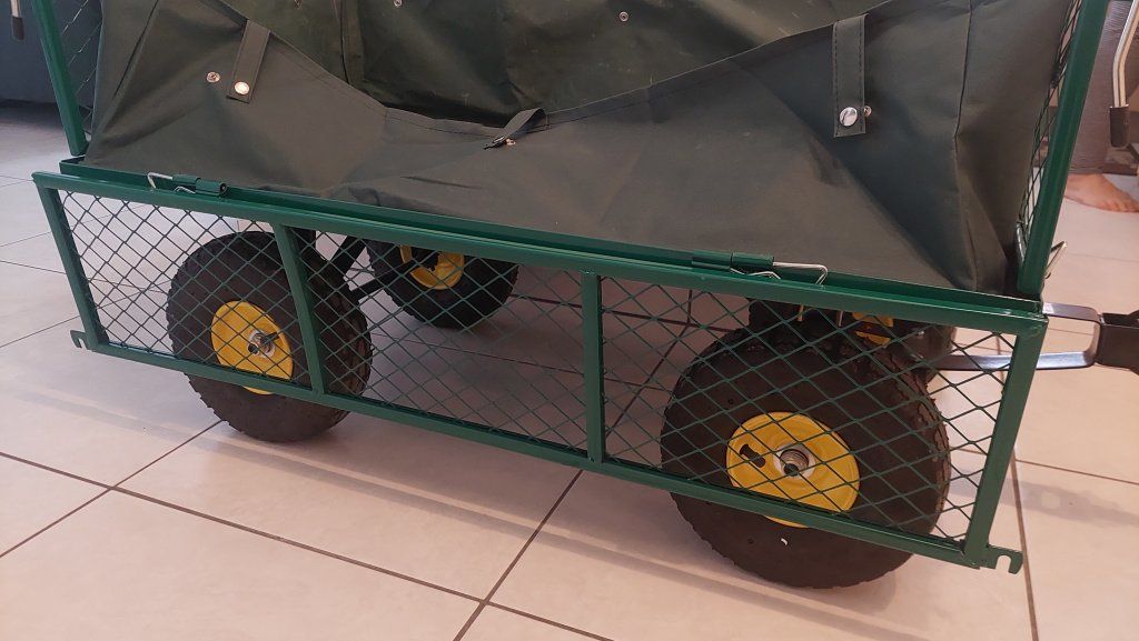 Anhänger: Robuster Handwagen mit Klappfunktion & Deckel – Gebraucht aus Aesch BL von  3