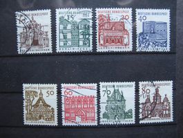 BRD 1964 /65 Freimarken Bauwerke I gest