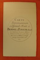STRASSENKARTE BERN/ZÜRICH/ZURZACH