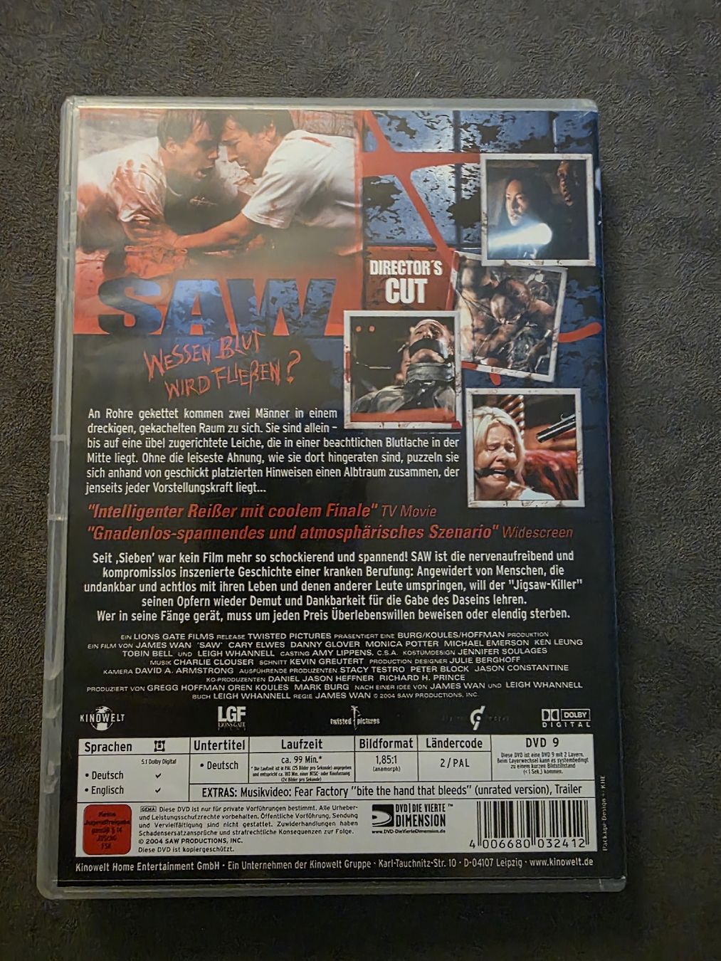 Tutti i DVDs: SAW – Usato da Dietlikon venduto da Audipower1981 1