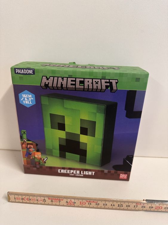SKIKHN Creeper Lampe Mit Sound - 3D Cube Nachtlicht Mit USB-Aufladung