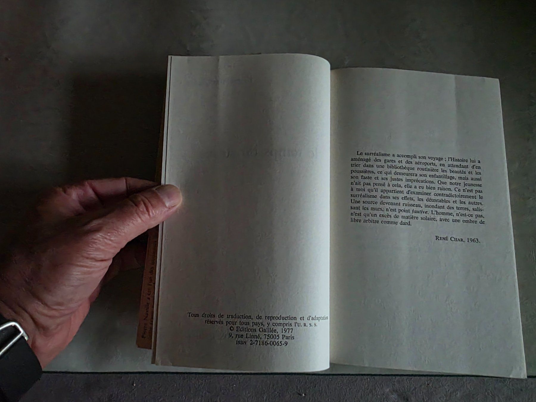 Bücher: Les Temps du surréel - Pierre  Naville - 1977 – Gebraucht aus Walterswil BE von Lonitti 6