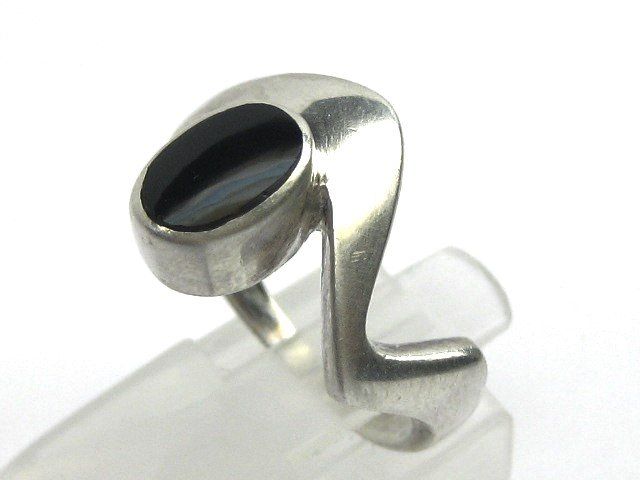 Anelli: Ring Silber 925 Onyx Gr. 57 – Usato da Ermatingen venduto da Decovin
