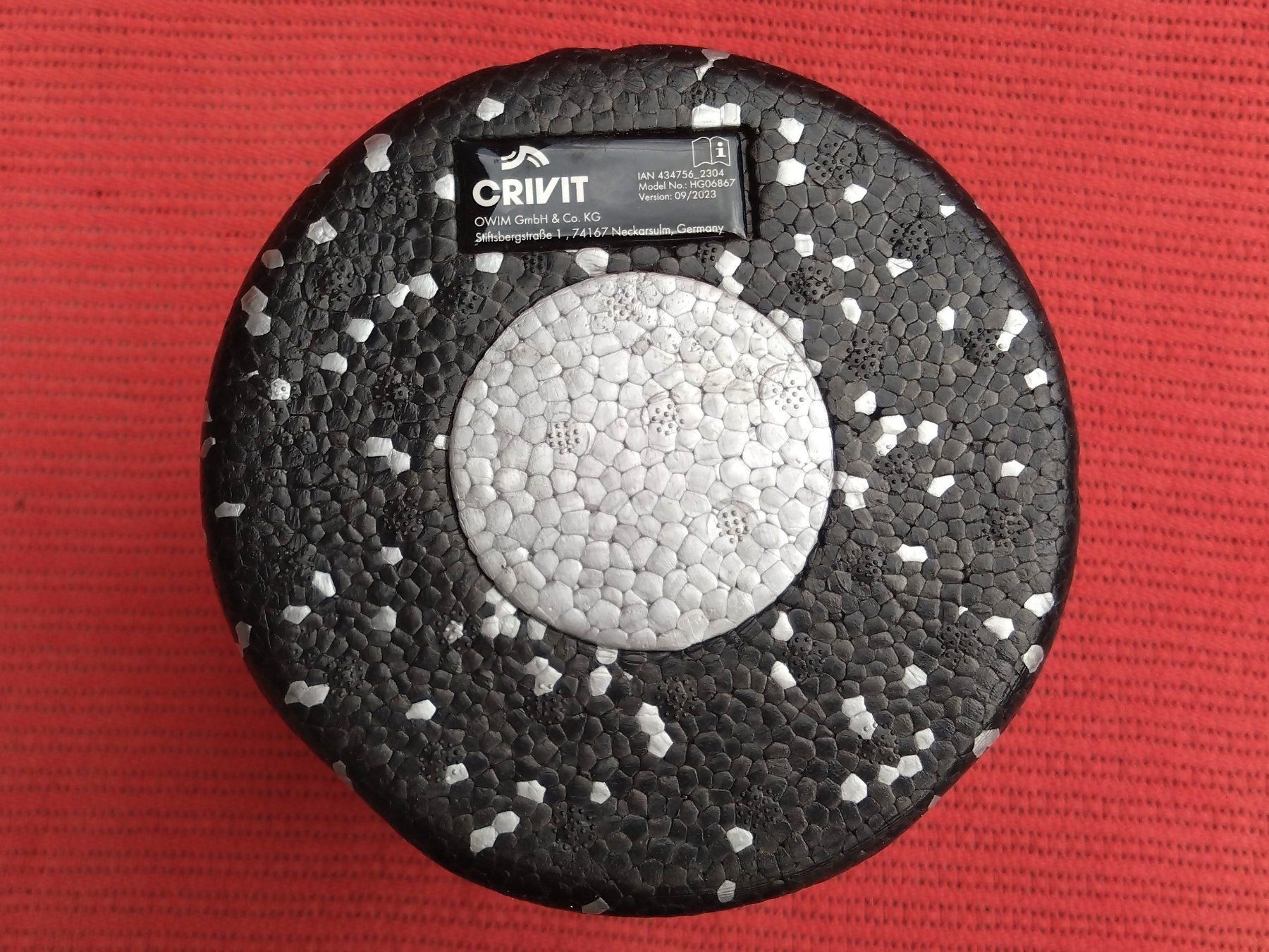 Massagegeräte: Faszienrolle CRIVIT 14.5 x 31.5cm – Neu (gemäss Beschreibung) aus Lyssach von YYZ10 2
