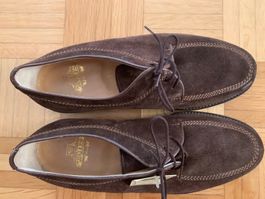 Walles Club Schnürschuhe Wildleder braun  NEU