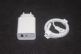 Duo 18W iPhone USB C Netzteil +2m kabel