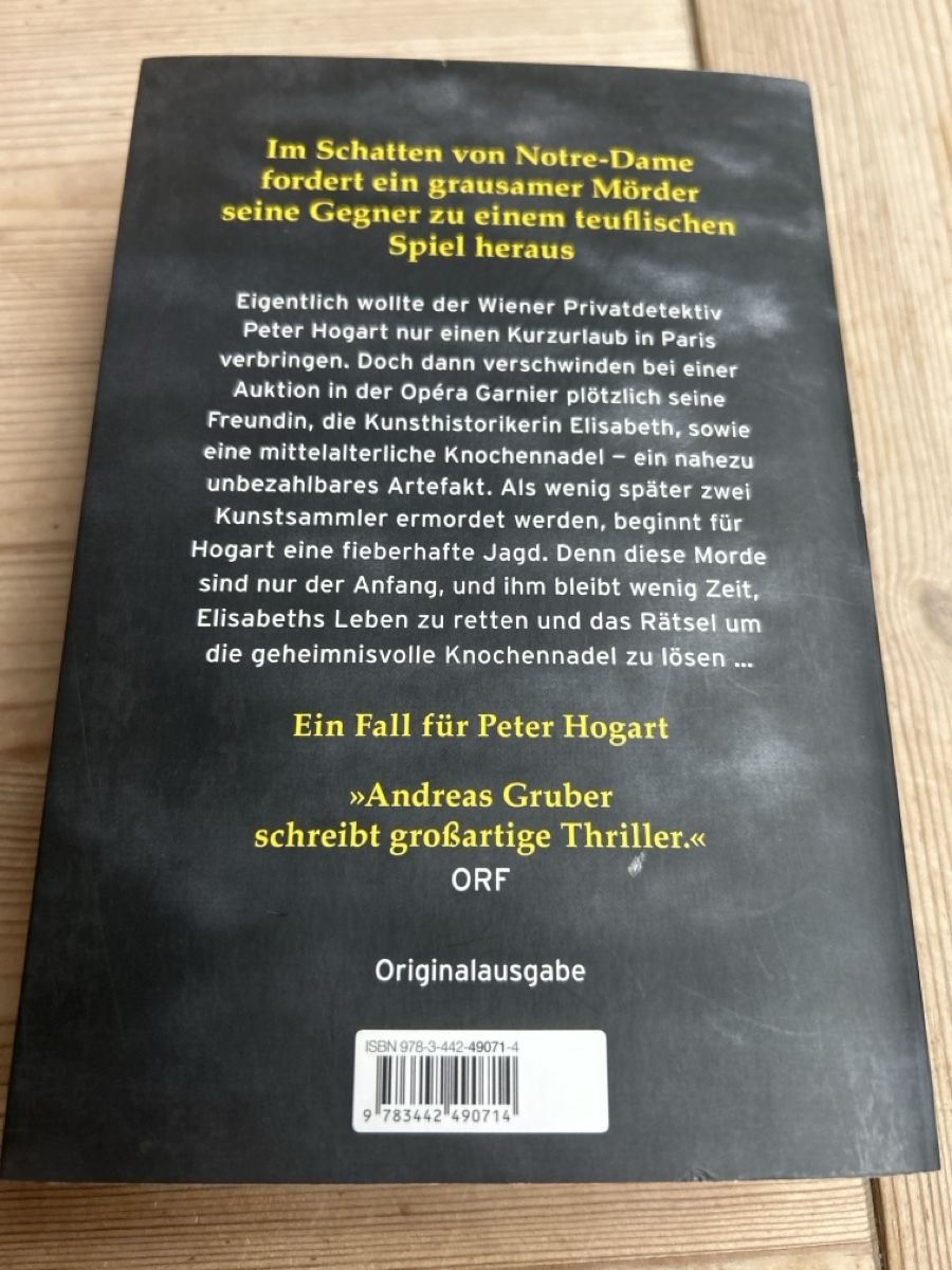 Libri: Andreas Gruber, Die Knochen, Thriller – Usato da Iseltwald venduto da Waldisch 1