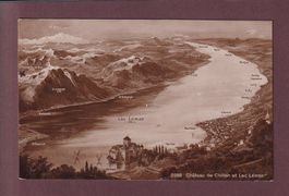 LAC LEMAN et environs - Vol d'oiseau