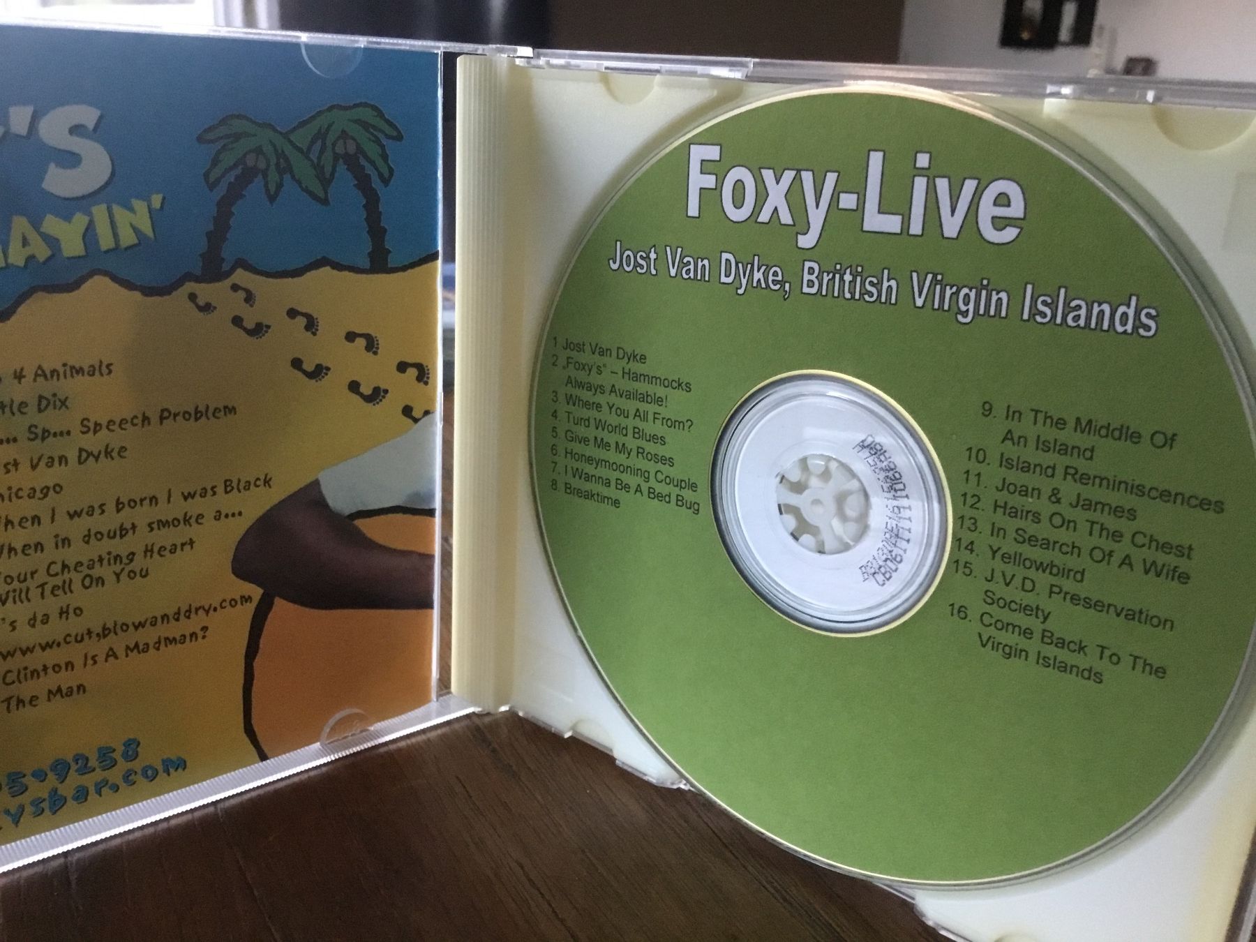 CD: Foxy's CD - Such is life! Jost Van Dyke – Usato da Thierachern venduto da sweden08 2