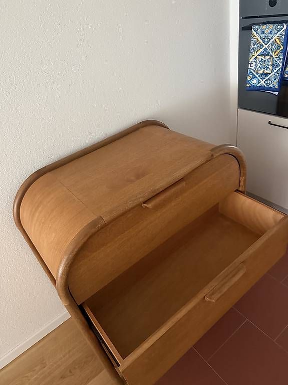 Maisons du monde Cassettiere: Commode Arletty 3 tiroirs en bois massif. – Usato da St-Léonard venduto da mir_9zt9 3
