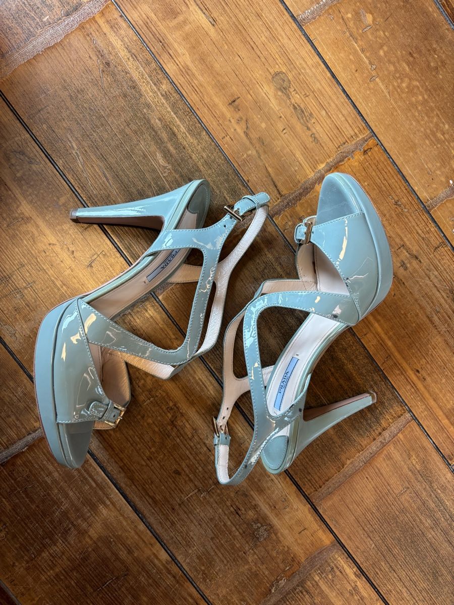 Prada Damenschuhe: Sandales Prada 40 bleu – Neu (gemäss Beschreibung) aus Dotzigen von SecondHandGems 4