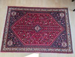 Perserteppich Abadeh, rot/blau, 155x108 cm, vintage