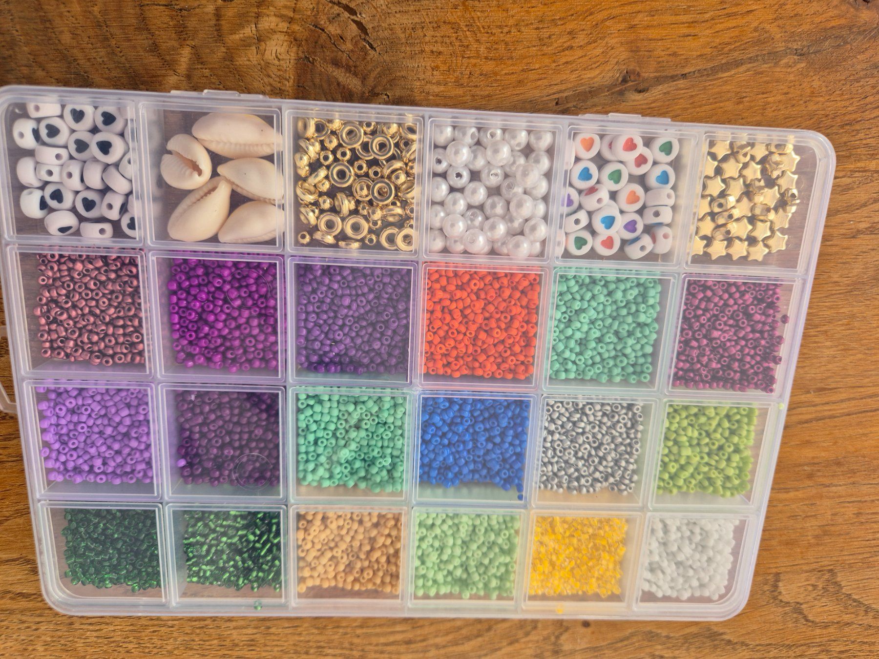 Perlen (unechte): Rocailles perlen box 2mm – Neu und originalverpackt aus Läufelfingen von Netti04 2