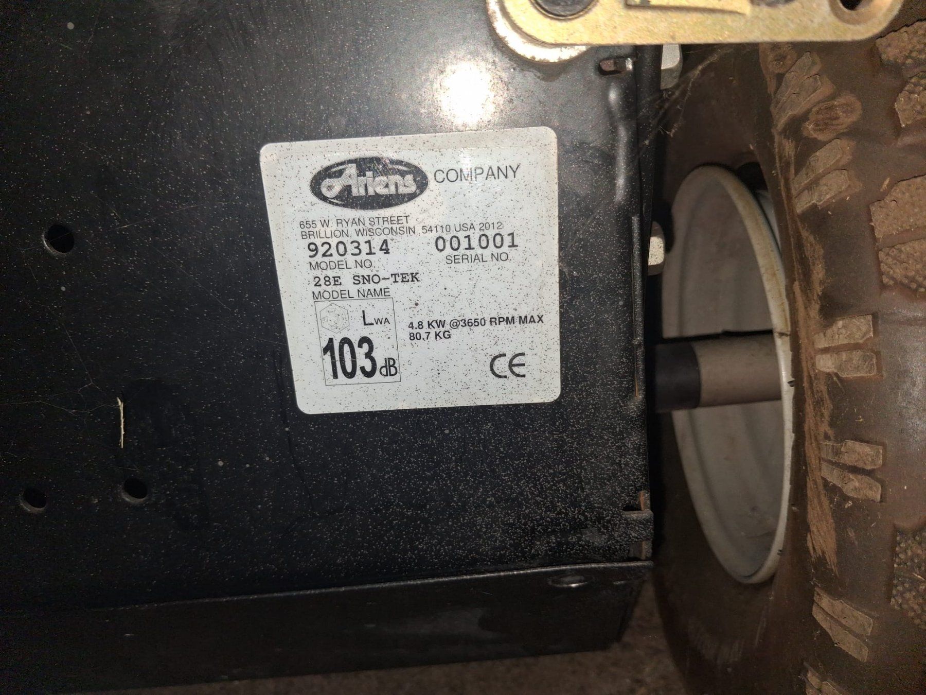 Tutte le macchine: Schneefräse Ariens Sno-Tek 28E – Usato da Grasswil venduto da LMG 3