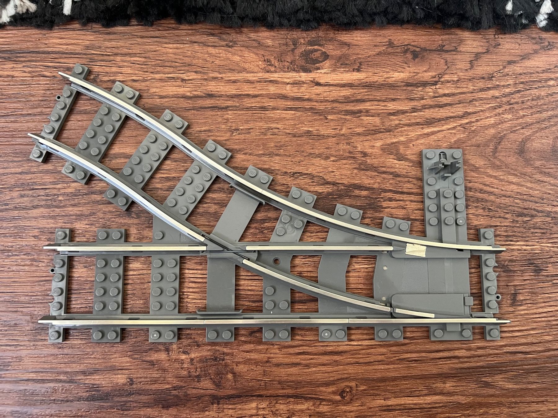 Lego Giocattoli: LEGO 9v Eisenbahn Weiche rechts – Usato da Uttigen venduto da sonorsonic