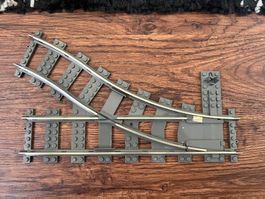 LEGO 9v Eisenbahn Weiche rechts