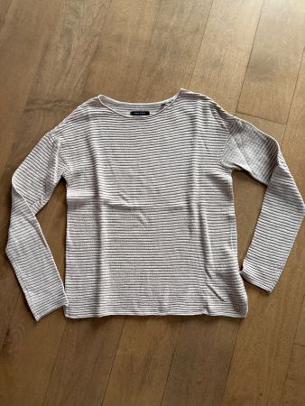 Marc O’Polo - gerippter, beiger Damenpullover, Gr. XS