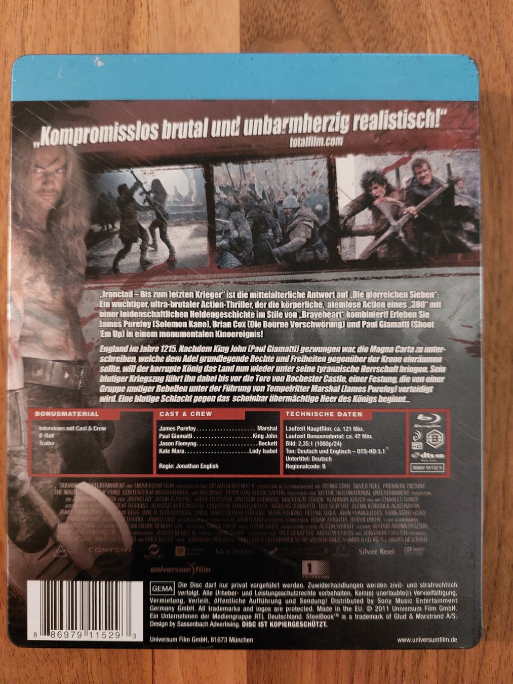 Alle DVDs: Blu Ray - Ironclad im Steelbook – Gebraucht aus Rheinfelden von FilmAuktion 1