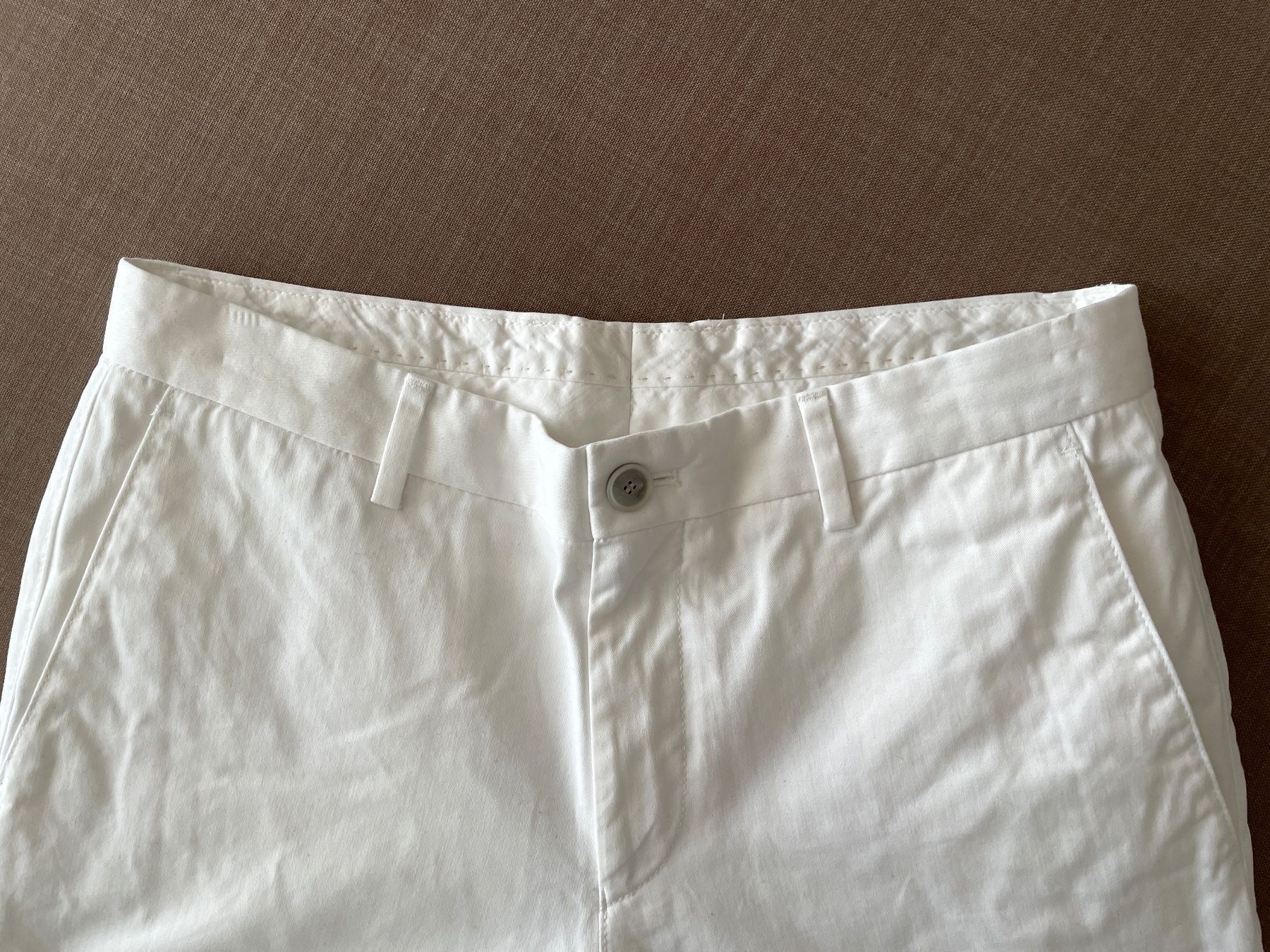 Hugo Boss Pantaloni: Boss Sommerhose weiss 46 – Usato da Au ZH venduto da swissmatchpoint 2