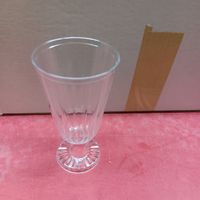 150 Kaffee-Fertig u. Sorbet Glas PS Transparent