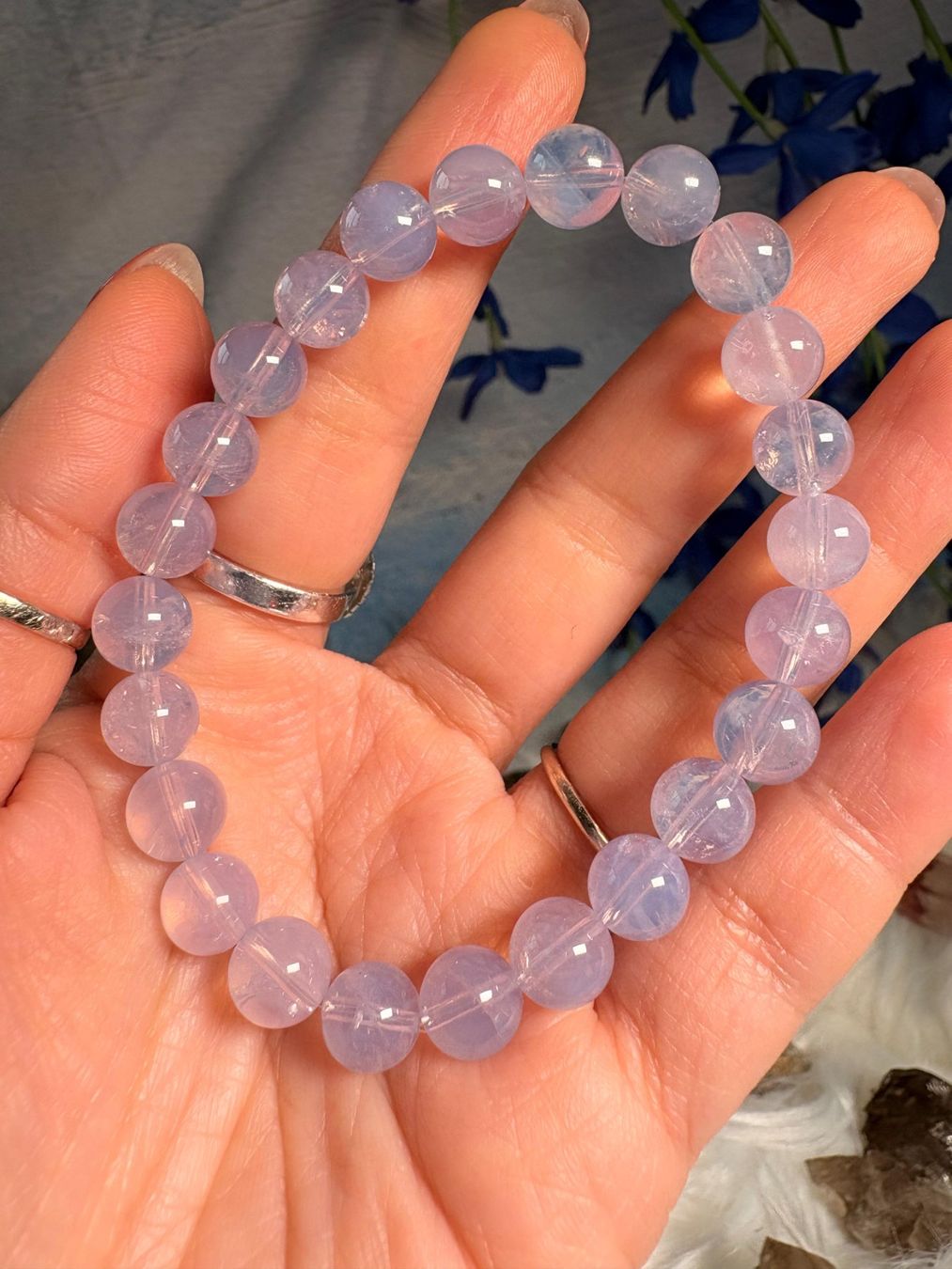 Bracciali & Braccialetti: Lavender Moon Quarz – Nuovo e nell'imballaggio originale da Neuheim venduto da m.hald