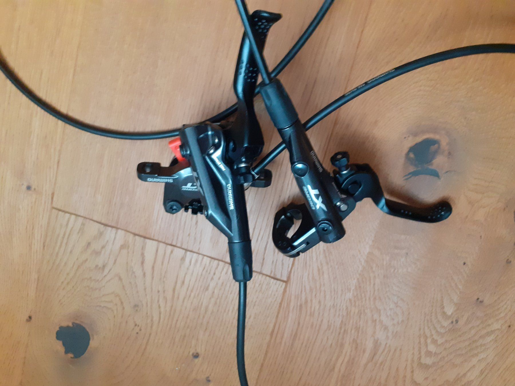 Shimano Pezzi di ricambio: ShimanoXT Scheibenbremsset vorne/hinten, ohne Bremsbeläge – Usato da Cazis venduto da Lucio05 2