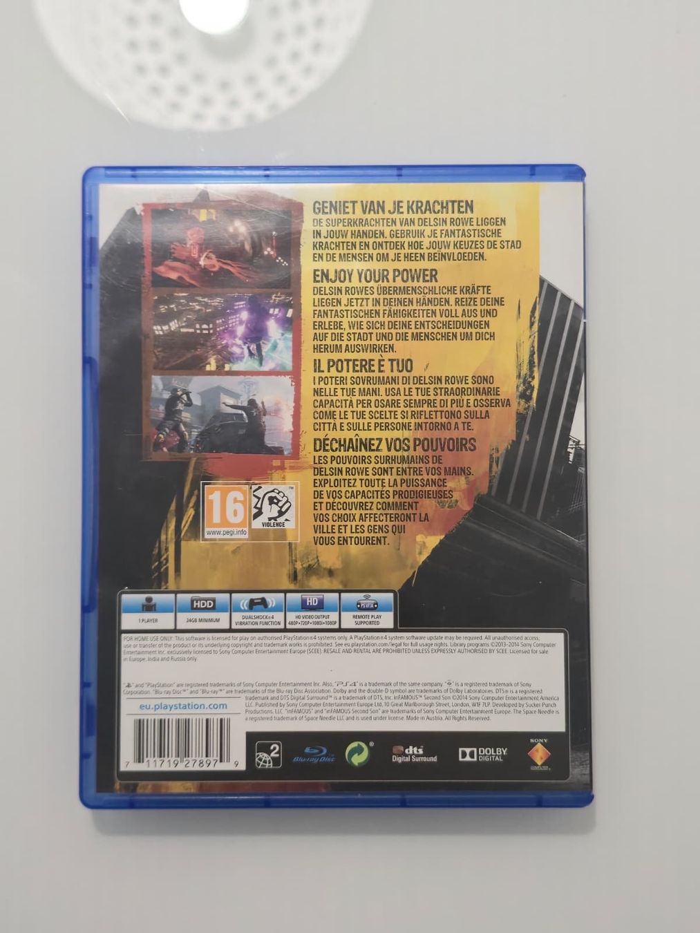 Giochi: inFAMOUS: Second Son für PlayStation 4 – Usato da Emmen venduto da Kimutaku 1