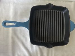 Kuhn Rikon Grillpfanne 24cm blau guter Zustand