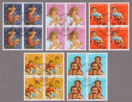 1987 J302-306_Pro JUVENTUTE_Entwicklung Kind/Weihnachten_ET!