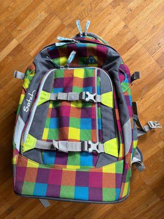 Satch pack Schulrucksack mit originaler Regenhülle