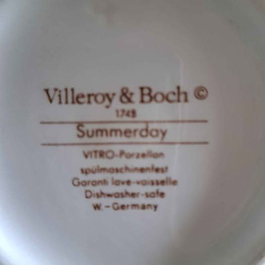 Villeroy & Boch Set di piatti: Villeroy & Boch  Geschirr-Service Summerday – Usato da Maur venduto da bolliger4you 4