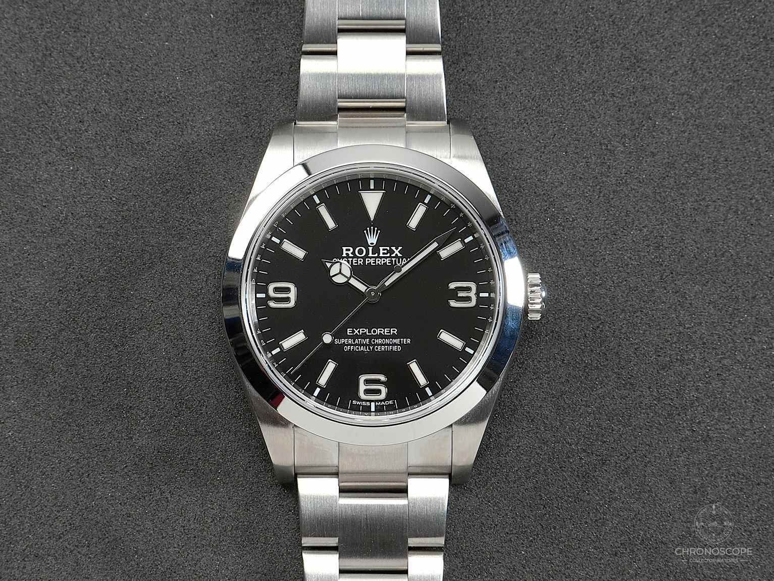 Rolex Orologi: Rolex Explorer Ref.  214270 full set from 2020, first owner – Usato da Luzern venduto da ChronoScope6004