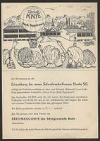 Ballon Knie 1961 Schweiz Buchs ungebraucht Luftpost
