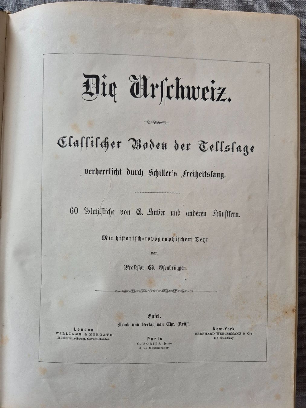 Bücher: Die Urschweiz – Gebraucht aus Goldiwil (Thun) von thunersee06