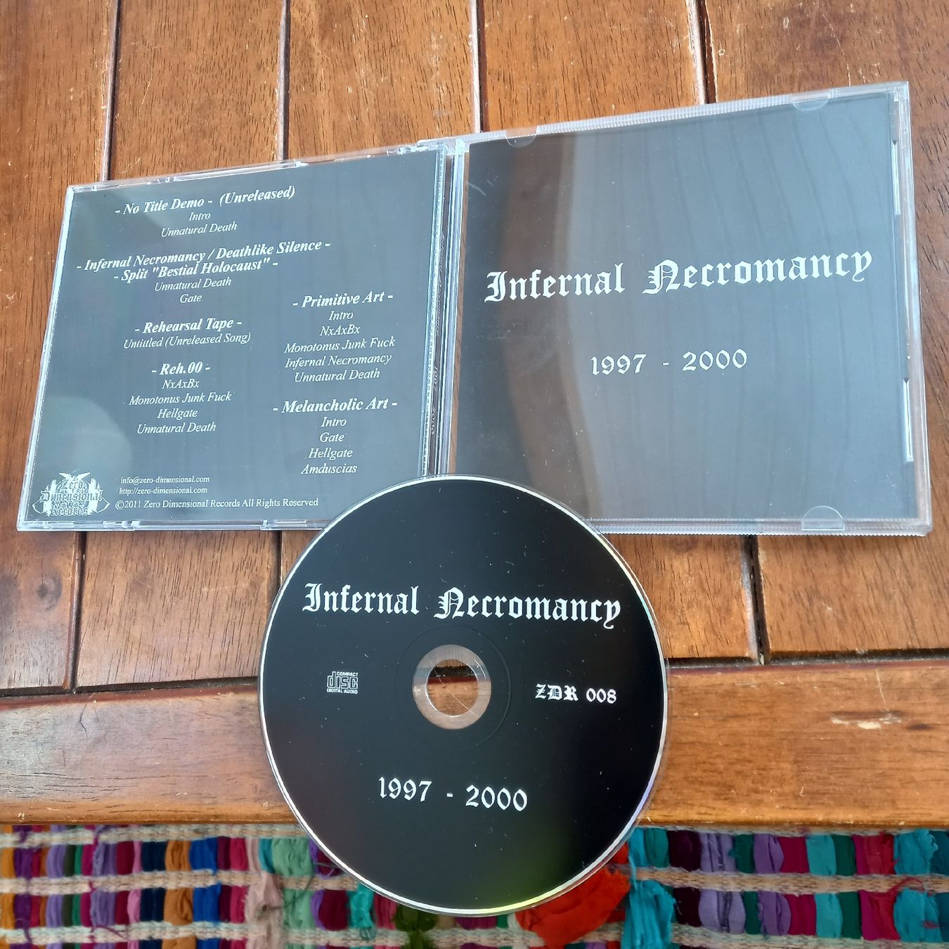 CDs: infernal necromancy - 1997-2000 – D'occasion à St-Cergue par VeganWarrior
