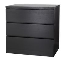 2x IKEA Malm Kommode schwarz