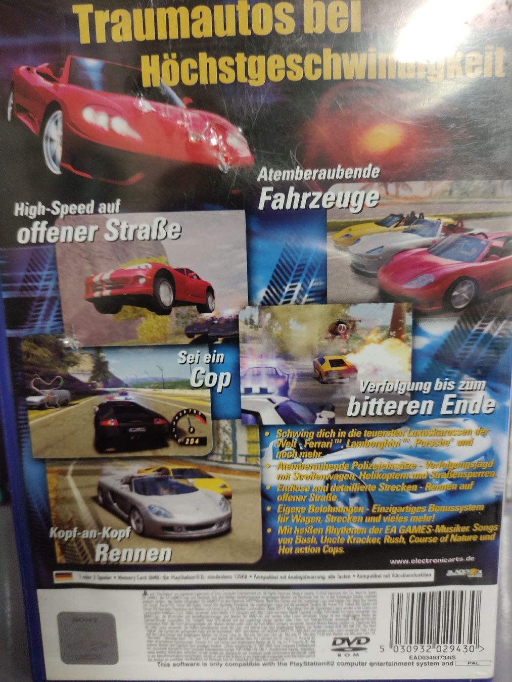 Sony Giochi: Need for Speed Hot Pursuit 2 PS2 - Jeu complet  – Usato da Fribourg venduto da PastGame 1