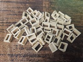 lego 2432 lot de 50 pièces Tan Tile, Modified 1 x 2