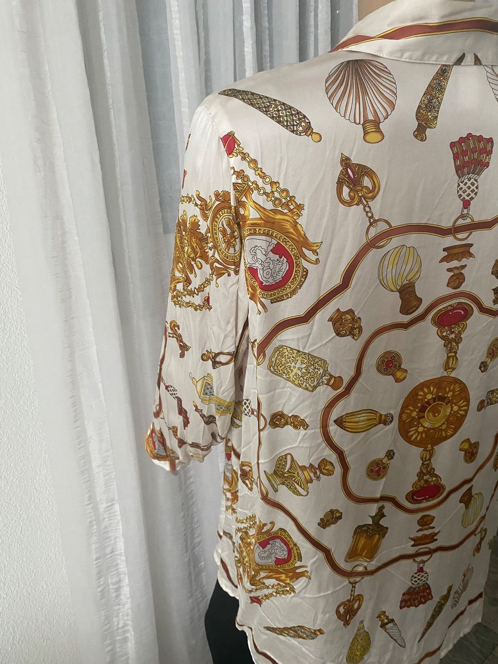Peter Hahn Blusen: 100% Seide - zeitlose PETER HAHN Klassiger Bluse, beige, 46 – Neu (gemäss Beschreibung) aus Winkel von ferrari2022 7