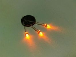 LED orange 3mm, 20 Stück