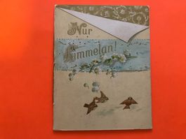 antikes Heft zur 1. Kommunion mit handschriftlicher Widmung
