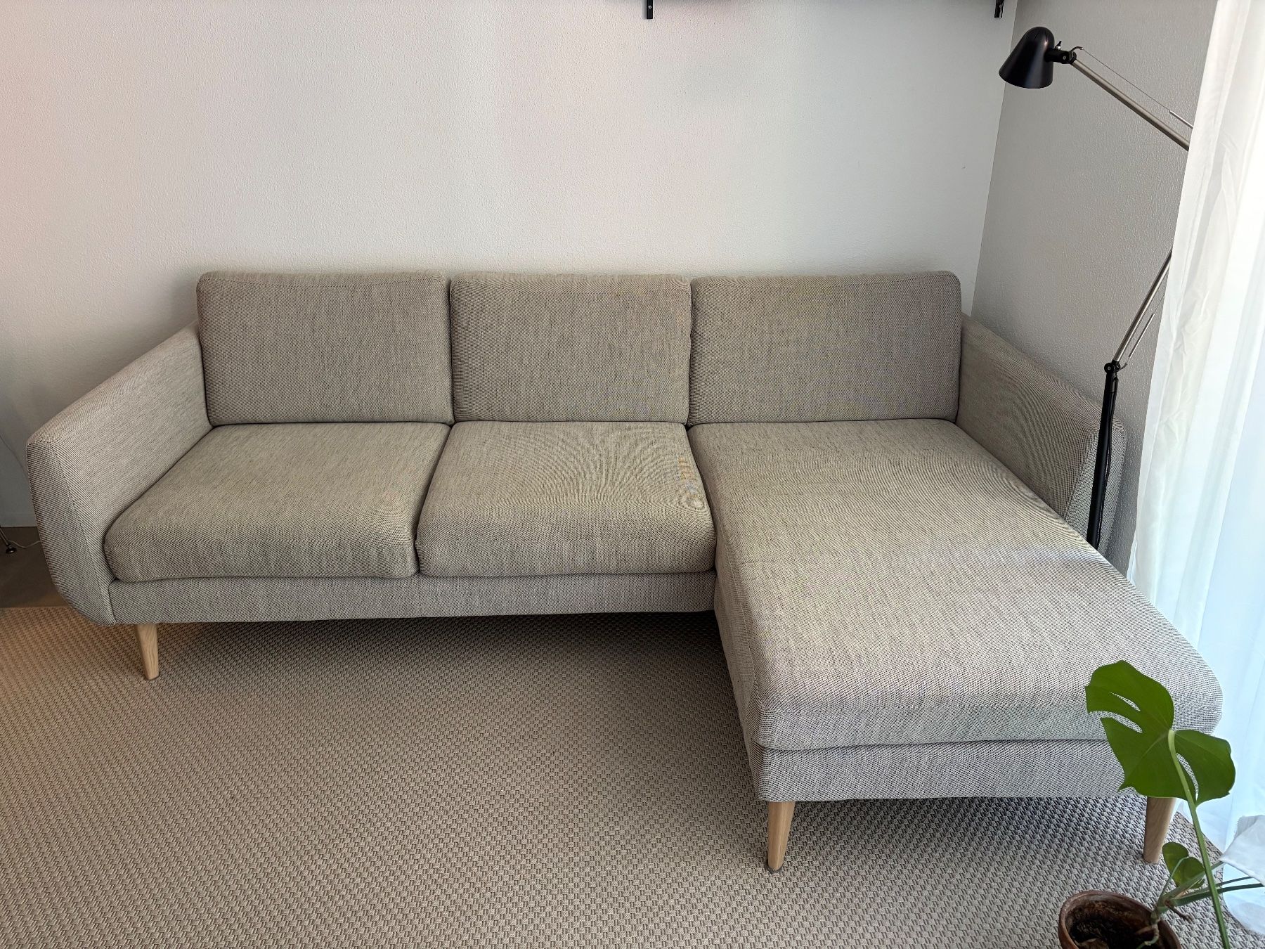 Ikea Sofas: IKEA SMEDSTORP 3er-Sofa mit Récamiere – Gebraucht aus Basel von El_Haraldo